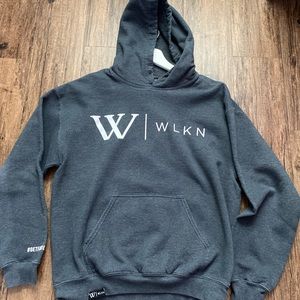 WLKN hoodie plain grey